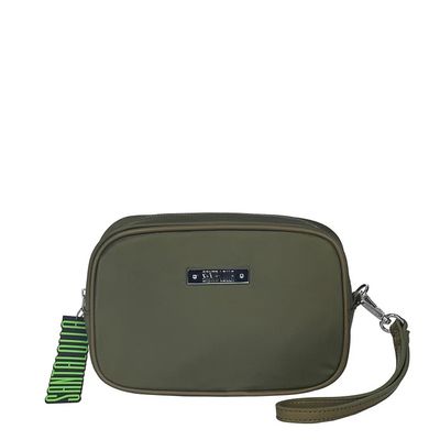 Necessaire Nylon Verde Militar