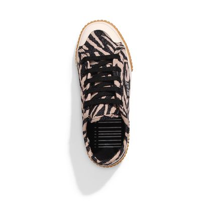 Tênis Tecido Zebra Preto