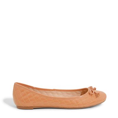 Sapatilha Verniz Anzeli Bege Blush