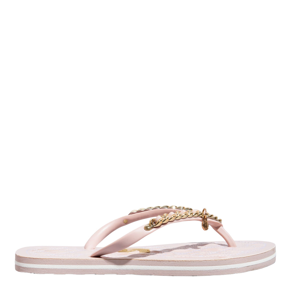 Chinelo Flip Flop Verniz Rosa Tutti Fruti - Santa Lolla