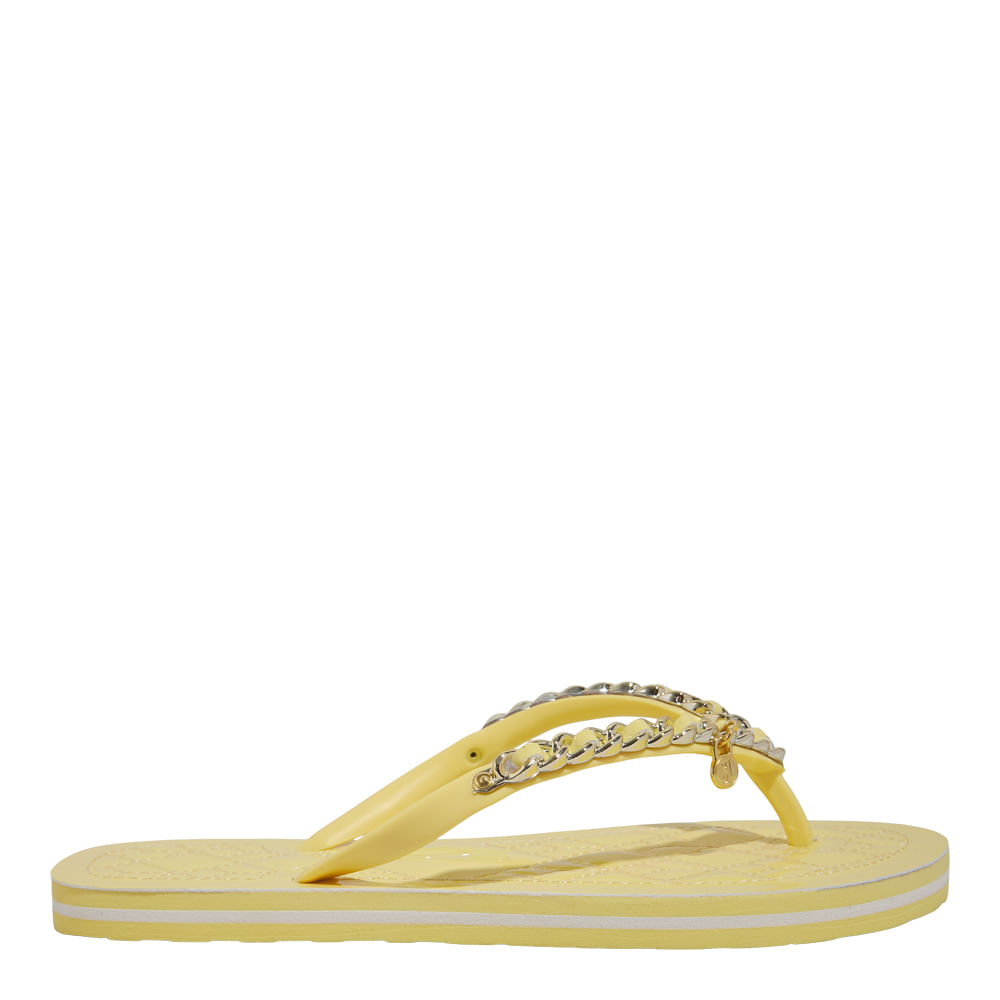 Chinelo Flip Flop Verniz Anzeli Corrente Palha - Santa Lolla
