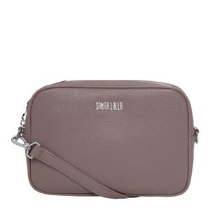 Bolsa couro floater taupe