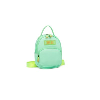 Mochila Infantil Verde Menta Nylon