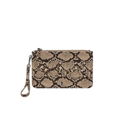 Clutch Bege Animal Print