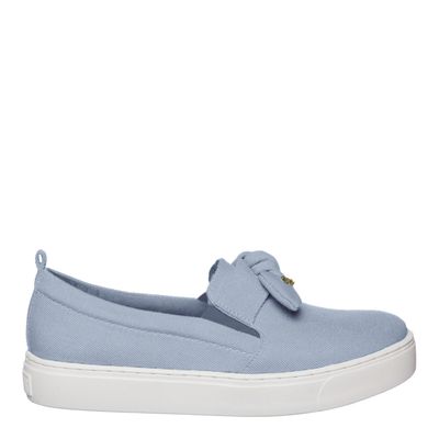 Tênis Slip On Laço Jeans Azul Claro