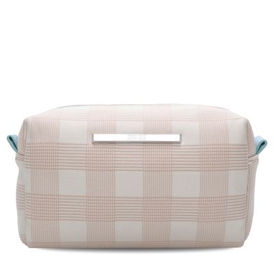 Necessaire Knit Vichy Rosa