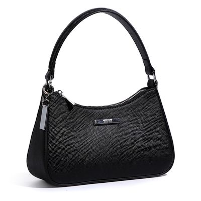 Bolsa Transversal Preta Pequena Alça de Mão