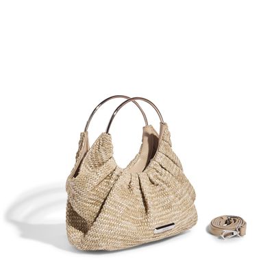 Bolsa Palha Bege Areia
