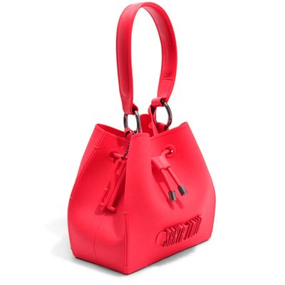 Bolsa Bucket Borracha Vermelha