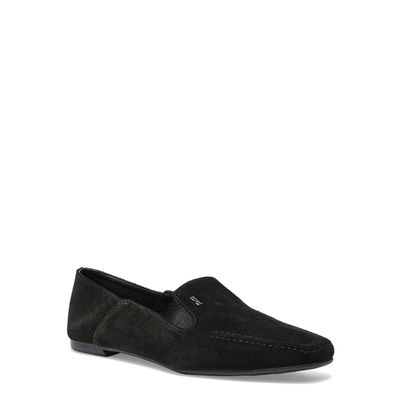 Mocassim Couro Camurça Preto