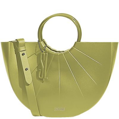 Bolsa Borracha Verde Avocado