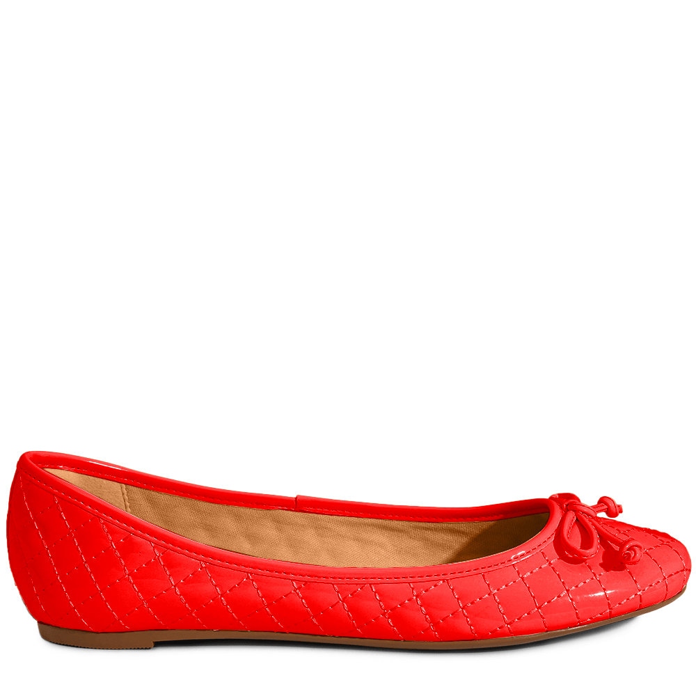 Sapatilha Verniz Vermelho Eletric Red