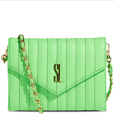 Bolsa Pequena Verde Neon Transversal
