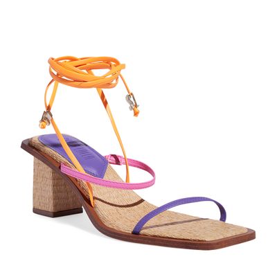 Sandália Couro Nobre Soft Roxo