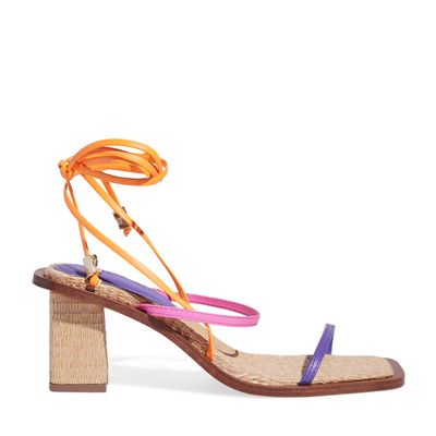Sandália Couro Nobre Soft Roxo