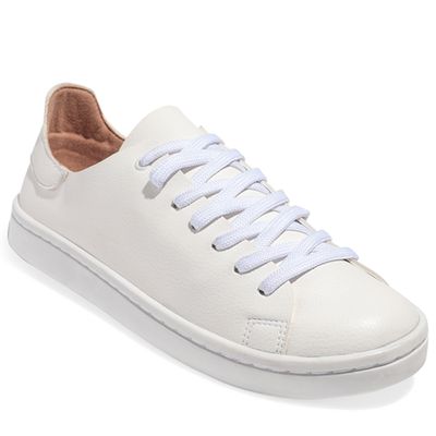 Tênis Branco Napa Flat