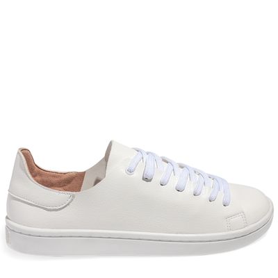 Tênis Branco Napa Flat