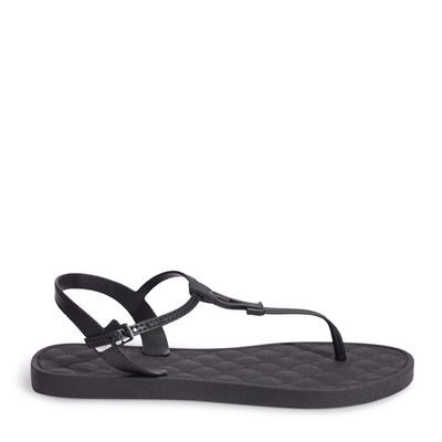 Rasteira Borracha Preto