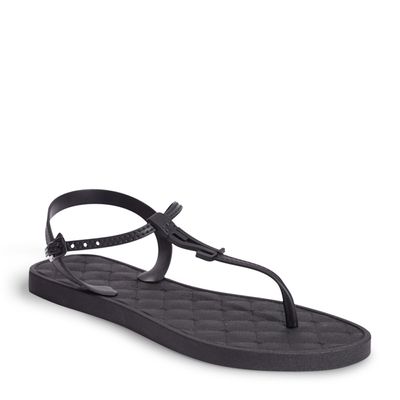 Rasteira Borracha Preto