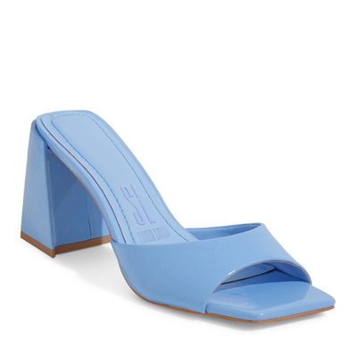 Mule Verniz Show Azul Maresia