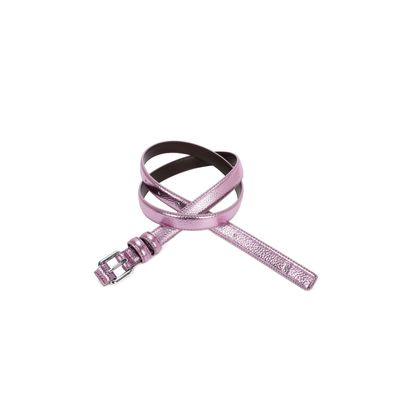 Cinto Material Floater Metalizado Rosa Chiclete