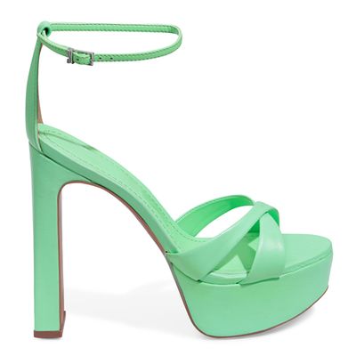Sandália Couro Pelica Soft Verde Menta