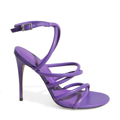 Sandália Couro Pelica Soft Roxo