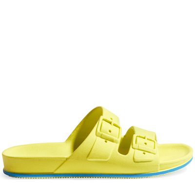 Sandália Slide Infantil Limão Borracha