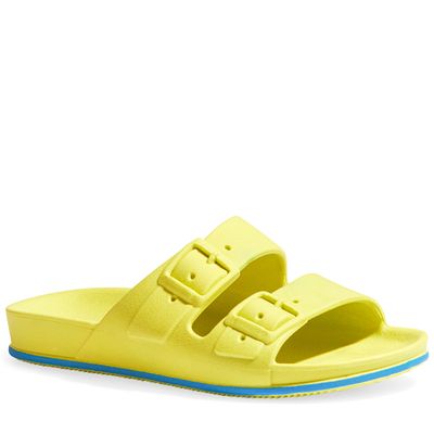 Sandália Slide Infantil Limão Borracha