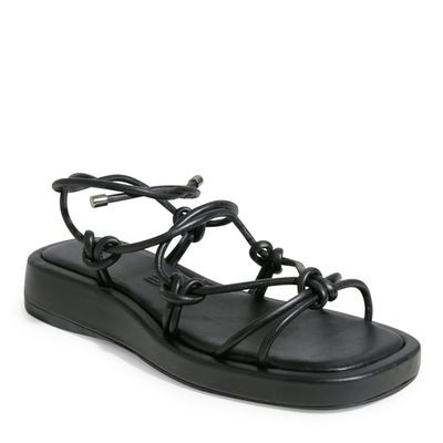 Rasteira Couro Confort Preto