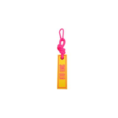 Chaveiro Borracha Amarelo