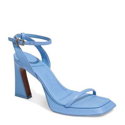 Sandália Couro Nobre Soft Azul Maresia