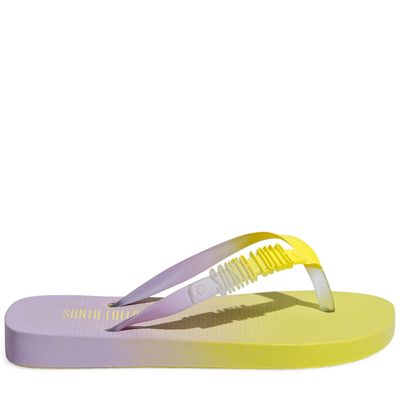 Flip Flop Infantil Limão Borracha Salto Flat