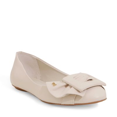 Sapatilha Couro Nobre Soft Branco Gelo