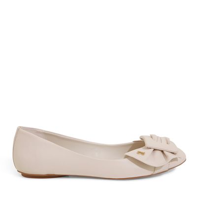 Sapatilha Couro Nobre Soft Branco Gelo
