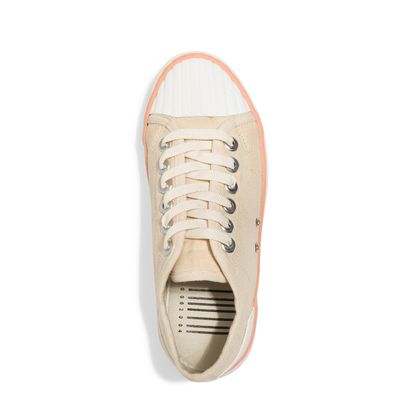 Tênis Lona Sol Off White