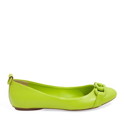 Sapatilha Napa Santorine Verde Siciliano