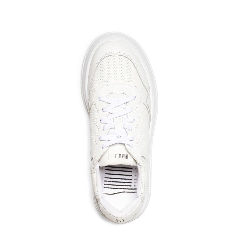 Tenis feminino store branco de couro