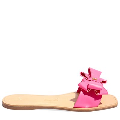 Rasteira Napa Santorine Rosa Azaleia