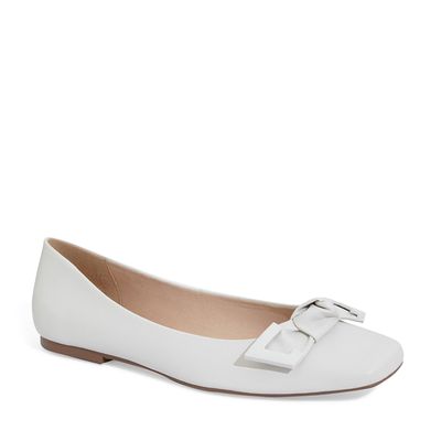 Sapatilha Napa Santorine Branco Marfim