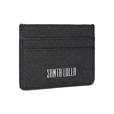 Porta Cartão Material Caviar Preto