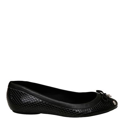 Sapatilha Metalizada Cobra Preto