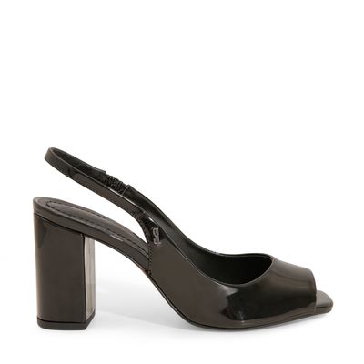 Peep Toe Verniz Preto	Peep Toe Verniz Preto