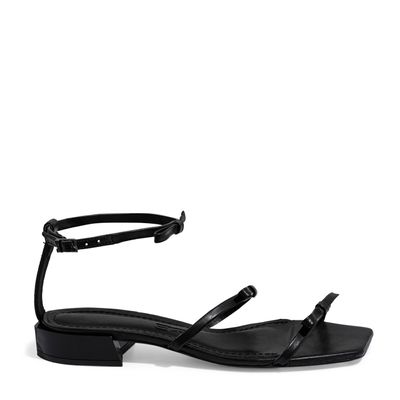 Rasteira Couro Confort Preto