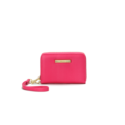 Carteira Risco Rosa Neon