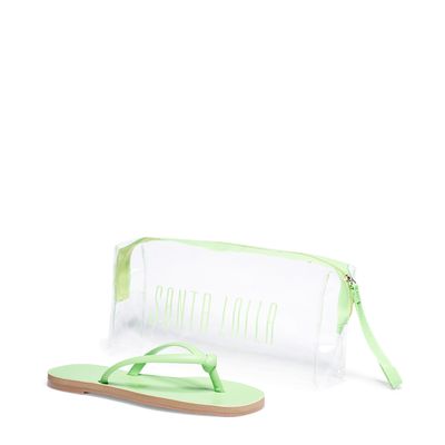 Rasteira Napa Havai Verde Poison