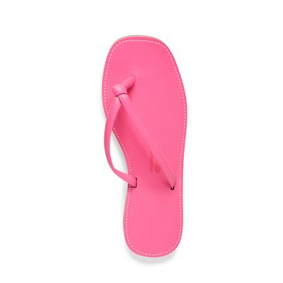 Rasteira Napa Havai Rosa Neon