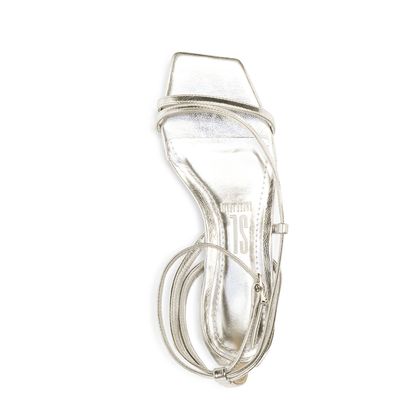 Rasteira Metalcolor Crinkle 2 Prata