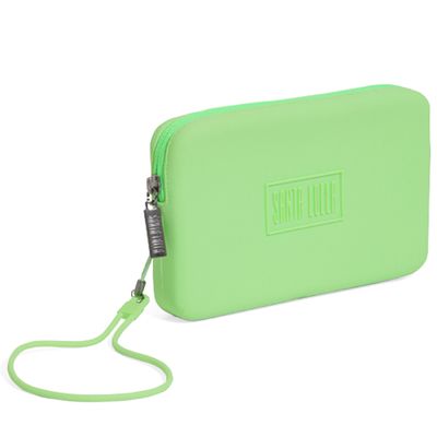 Clutch Borracha Verde Menta