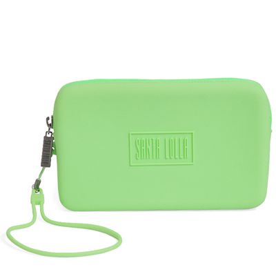 Clutch Borracha Verde Menta